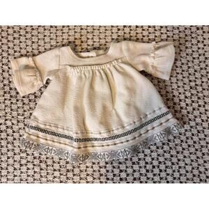 First Impressions Baby Dress Knit Cotton Nylon Size 0-3 Months